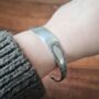Beaded Vintage Sugar Tong Bangle, thumbnail 6 of 6