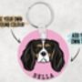 Cavalier King Charles Spaniel Keyring, thumbnail 3 of 6