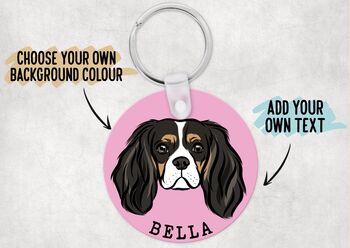 Cavalier King Charles Spaniel Keyring, 3 of 6