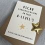 Personalised Well Done A Level's Gold Star Postcard, thumbnail 1 of 3