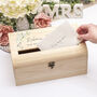 Pink And Gold Flowers Wedding Cards Post Box Chest, thumbnail 2 of 3