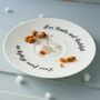 Personalised Christmas Eve China Plate Or Saucer, thumbnail 3 of 6
