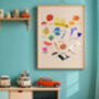 World Of Colour Children's Art Print, thumbnail 1 of 5