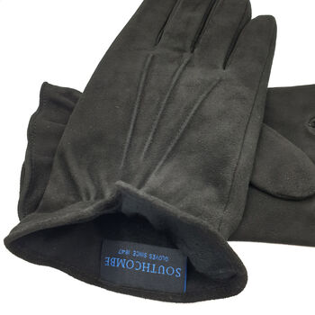 Sandford. Men's Warm Lined Suede Gloves, 9 of 11