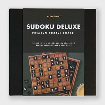 Large Deluxe Wooden Sudoku Puzzle Game, 3 of 6