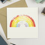 Rainbow Colourful Birthday Card, thumbnail 2 of 3