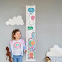 Personalised Bee You Flower Height Chart, thumbnail 2 of 10
