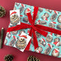 Hedgehog Christmas Wrapping Paper, thumbnail 6 of 12