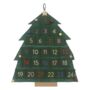 Christmas Tree Reusable Fabric Advent Calendar, thumbnail 3 of 5