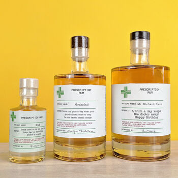 Personalised Prescription Design Spiced Rum Liqueur, 3 of 4