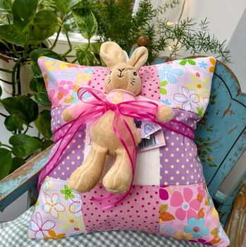 Pink And Purple Name Cushion, 5 of 7