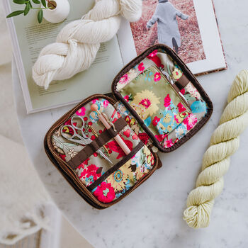Leather Knitting Needle And Crochet Hook Organiser, 4 of 9