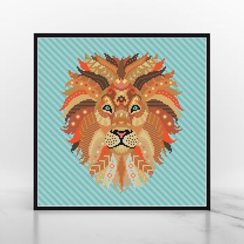 Mandala Lion Diamond Painting Kit, 2 of 6