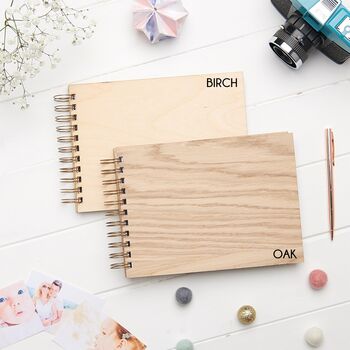Personalised Wooden Notebook, 4 of 7