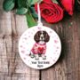 Personalised Springer Spaniel Dog Love Decoration, thumbnail 2 of 2