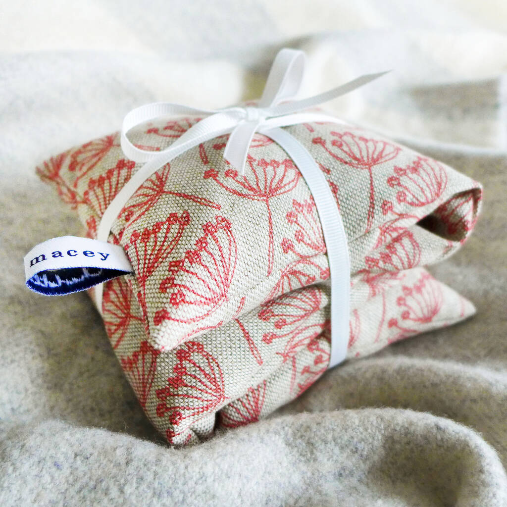 Cow Parsley Wheat Heat Bag, 1 of 4