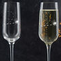 Engraved Champagne Flute Bumble Bee Gift For Mum Women Her, thumbnail 1 of 4