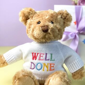 Keeleco Recycled Dougie Gift Bear 'Well Done', 2 of 4
