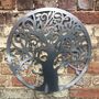 Metal Tree Of Life Garden Wall Sign Fence Decoration, thumbnail 6 of 8