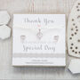 Wedding Cut Out Heart Gift Set, Thank You Special Day, thumbnail 1 of 4