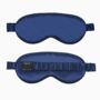 Dark Blue Colour Mulberry Silk Eye Mask, thumbnail 1 of 4