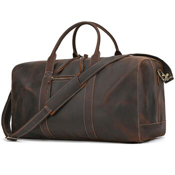 Leather Duffel Oversized, 5 of 12