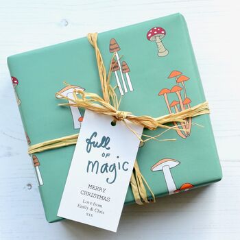 10 Personalised 'Full Of Magic' Christmas Gift Tags, 2 of 2