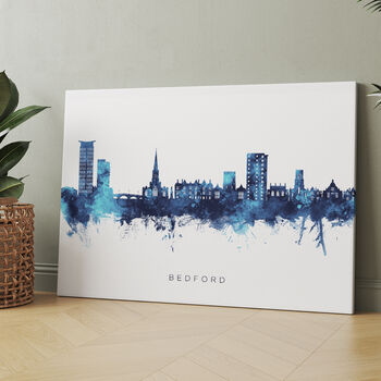 Bedford Skyline Cityscape Art Print, 7 of 12