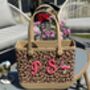 Leopard Print Tote Bags, Three Stunning Designs, Tan/ Pink, Black/ Grey, Cream/Tan, thumbnail 1 of 8