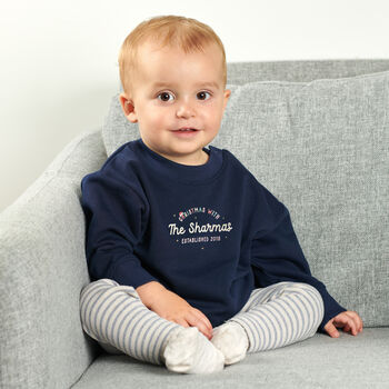 Personalised Christmas Family Jumper Set Child, 2 of 5