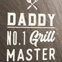 Personalised 'Grill Master' Bbq Slate Sign, thumbnail 2 of 3