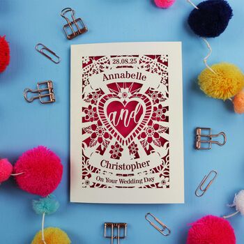 Personalised Wedding Card, 7 of 8