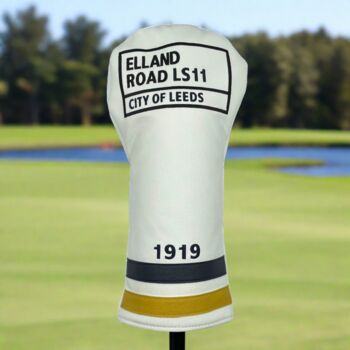 Leeds Elland Road Golf Driver Headcover, 3 of 6