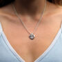 Sterling Silver Heart Necklace, thumbnail 4 of 6