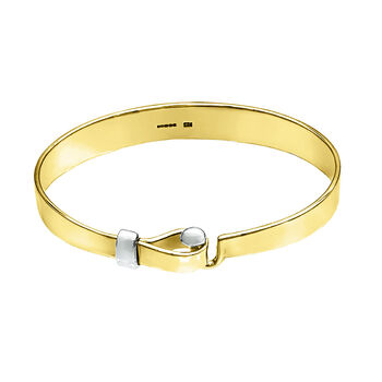 The Elegant Christmas Gift Bangle – Two Tone Finish, 3 of 5