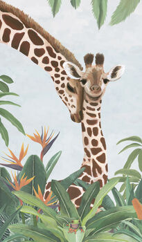 Safari Animals Jungle Scene Wallpaper, 5 of 8
