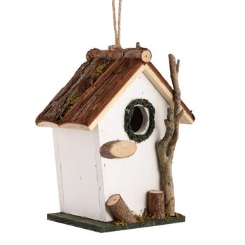 Oakwell Cottage Personalised Hanging Bird House, 3 of 7