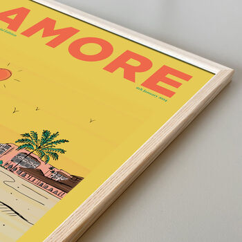 Personalised Love To Travel Destination Print, Unframed, 7 of 9