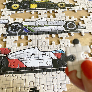 Formula One Through The Ages Jigsaw, 9 of 10