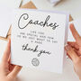 Netball Coach Thank You Card, thumbnail 1 of 3