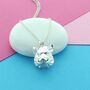 Boar's Head Charm Necklace, thumbnail 1 of 2