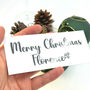 Merry Christmas Name Stickers For Gifts And Decorations, thumbnail 7 of 10