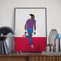 Wilfried Zaha Crystal Palace Poster, thumbnail 1 of 3