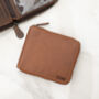 Personalised Men's Zip Around Rugged Leather Wallet, thumbnail 9 of 9