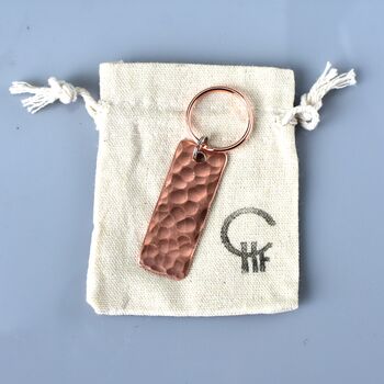 7th Anniversary Solid Copper Keyring, 9 of 11