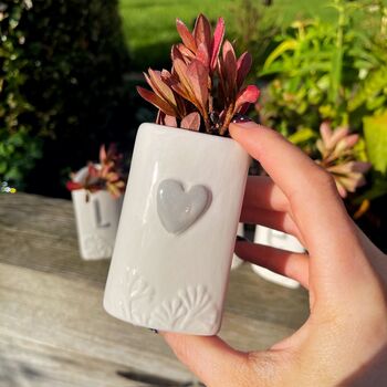 Love Heart Ceramic Vase Set, 2 of 4
