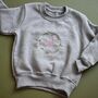 Personalised Floral Wreath Jumper, thumbnail 5 of 5