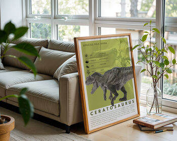 Ceratosaurus | Dinosaur Art Print, 7 of 8