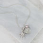 Personalised Silver Fairy Charm Birthstone Necklace, thumbnail 8 of 8