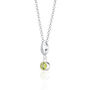 Peridot Necklace, August Birthstone, thumbnail 2 of 9